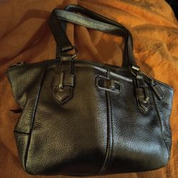 Coach "Chelsea" Bronze Leather Small Shoulder Bag