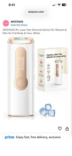 AMOTAOS IPL Hair Removal Device – Brand New, Sealed