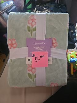 Microplush throw