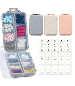 14 GRIDS PILL ORGANIZER BOX 3 PACK