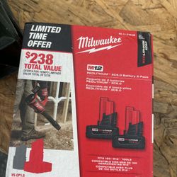 Milwaukee Batteries M12 6,0 