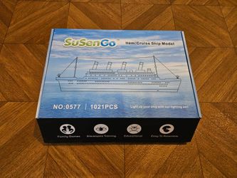 New LED Light-up Titanic Building Kit