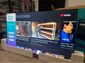 85” Hisense smart tv