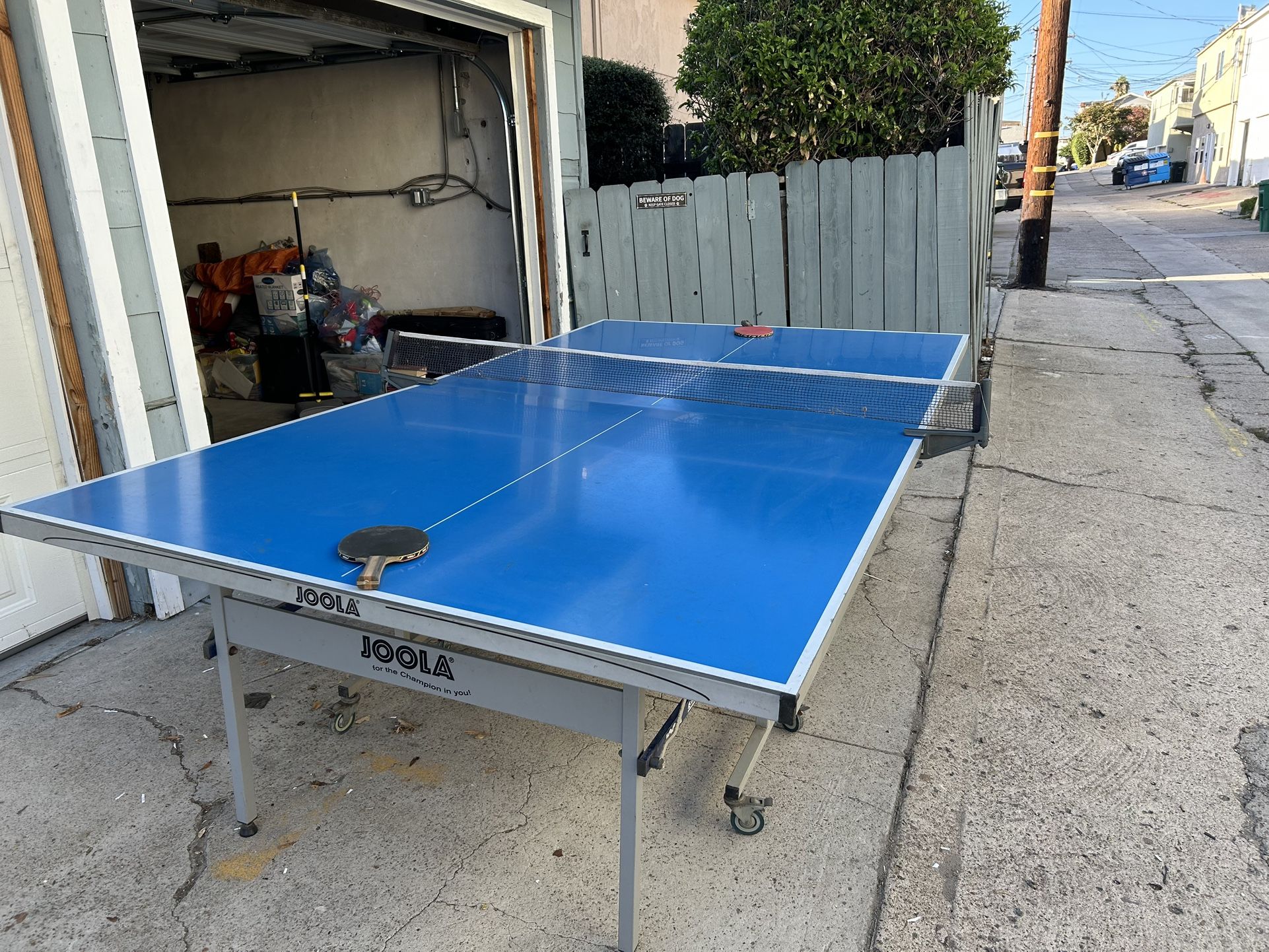 JOOLA Ping Pong Table Tennis Table With Net Paddles And Cover
