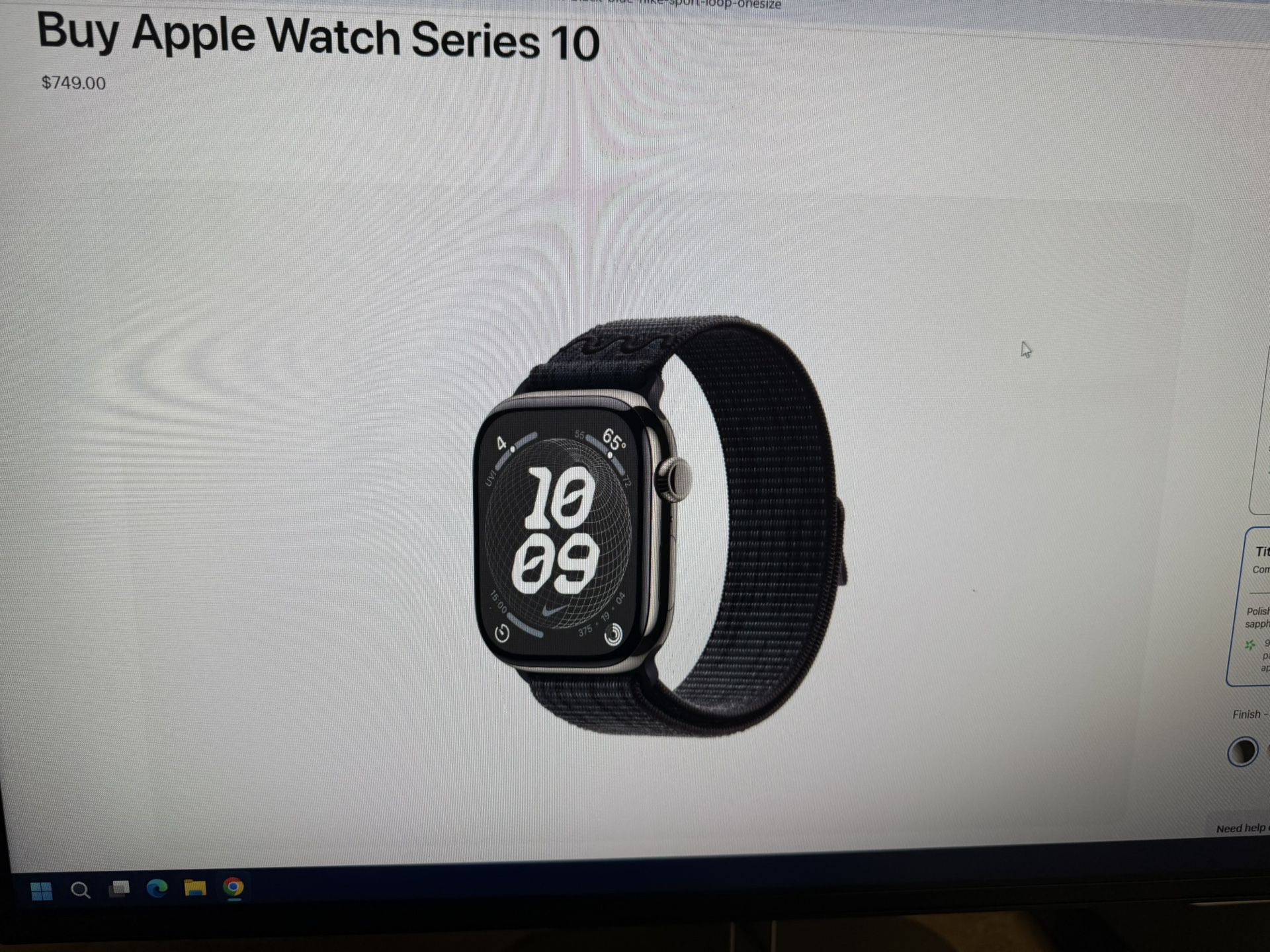 Apple Watch Series 10 46mm GPS And Cellular Natural Titanium