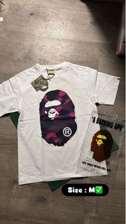 Ape Tshirt , designer vintage, bape bulk , black & white Tshirts