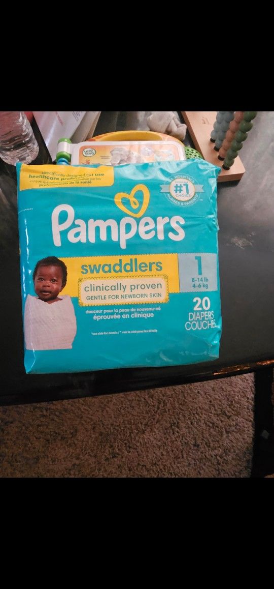 Pampers Size 1. Each Pack $5