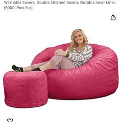 Pink Bean Bag 