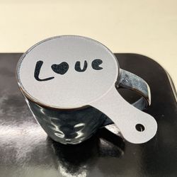 Latte art stencils - 16 pieces