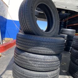 4 MICHELIN 245/70/17 FREE MOUNT BALANCE