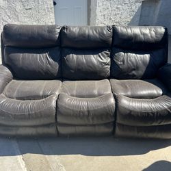 Leather Couch 