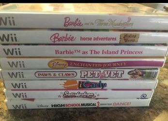 Wii Games - Barbie, Pet Vet & more!