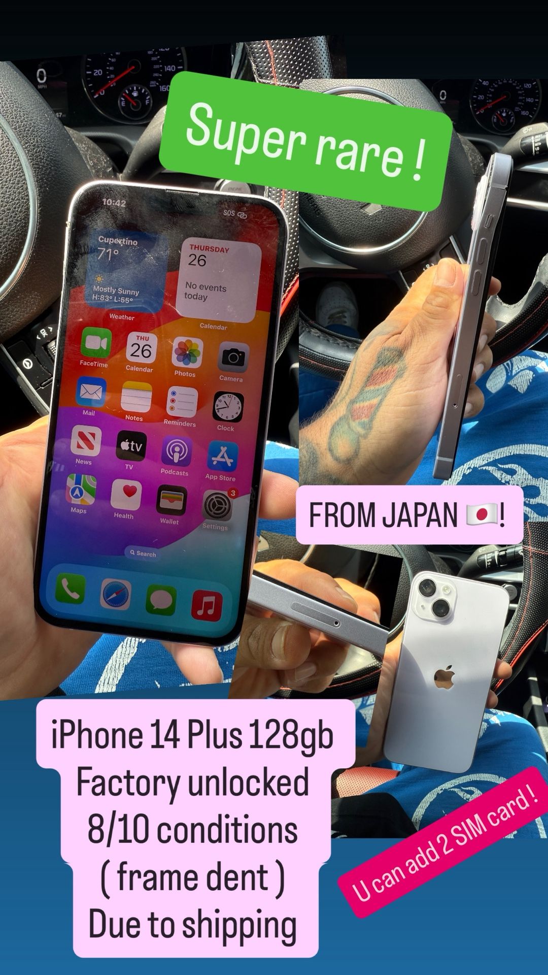 iPhone 14 Plus Unlocked International