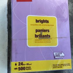 Letter Size Purple Printer Paper 500 Sheets CZ