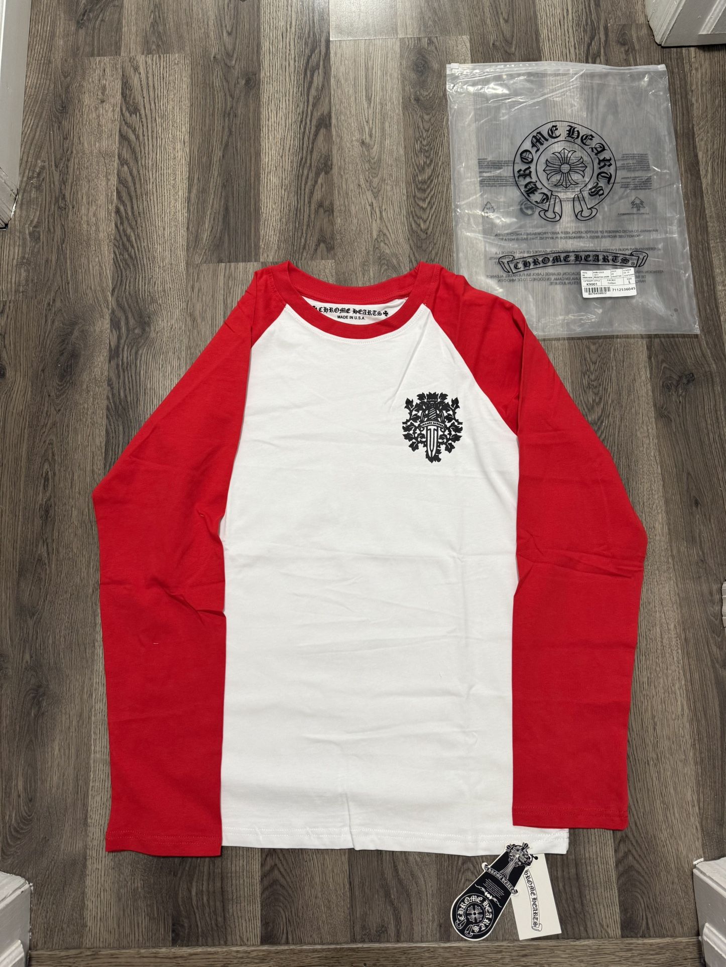 RED CHROMEHEARTS T- SHIRT