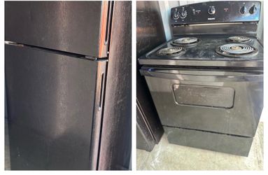 Matching Refrigerator and Stove