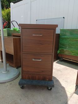 Vintage Wooden 2 drawers Filing Cabinet $75 obo!