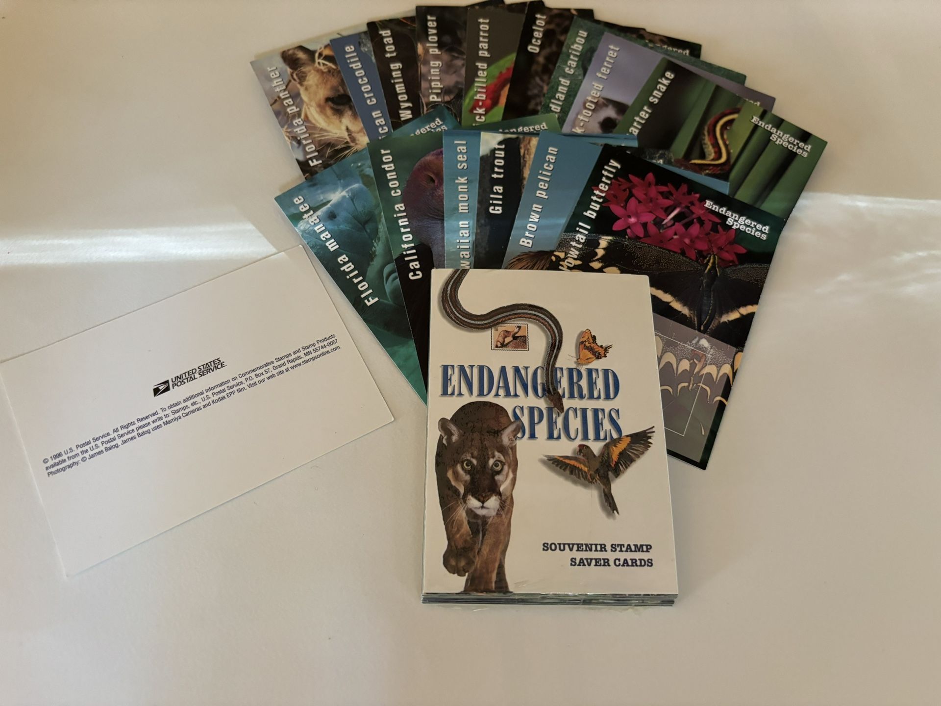 USPS SOUVENIR STAMP SAVER CARDS