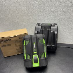  💥 💥  EGO POWER+ 56V 4.0 Ah GENUINE LITHIUM-ION RECHARGEABLE BATTERY / CHARGER