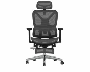 Premium Ergonomic Office Chair with Footrest- Adjustable 3D Armrests