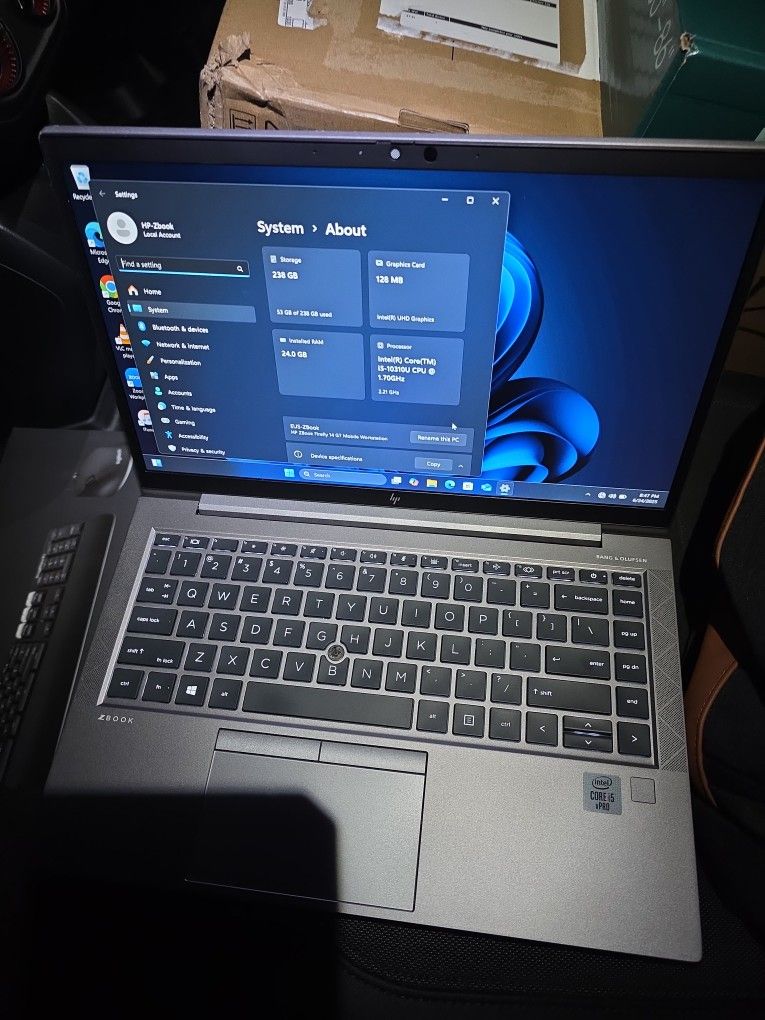 HP ZBook Firefly G7