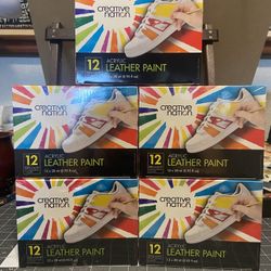 Assorted acrylic Leather Paint
