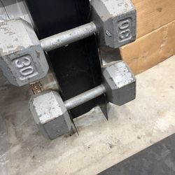 30 Pound Dumbbells