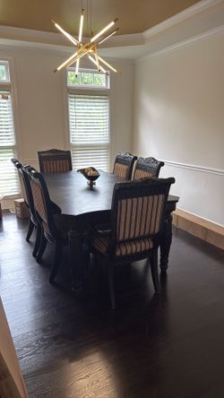 6 seat dining room table