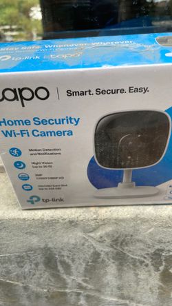 Security camera. Motion sensitive. With DC adapter