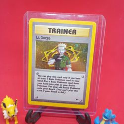 Pokemon 1999 Lt Surge Holo Gym Heroes Lp