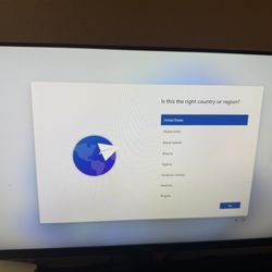 HP Computer And 24” Dell Monitor 