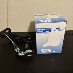 Heating Bulb With Portable Socket 