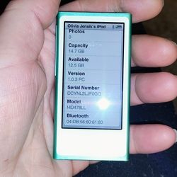 📱 iPod Nano 7th Gen – 16GB – Mint Green – Excellent Condition