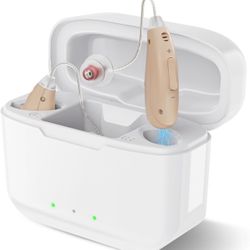 New Hearing Aids for Seniors, Rechargeable Hearing Amplifiers Devices with Noise Cancelling,