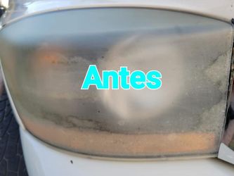 Faros amarillos y opacos los dejo claritos limpios y brillantes.