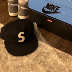 Supreme S Logo Fitted Hat 