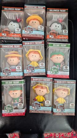 Retro Freddy Funko collection