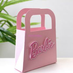 Barbie Party Decor,  Custom Party Treat Bags, Little Mermaid Decor 