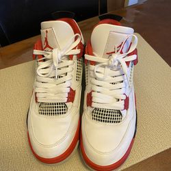 Jordan 4s (Fire Red) Size 10 
