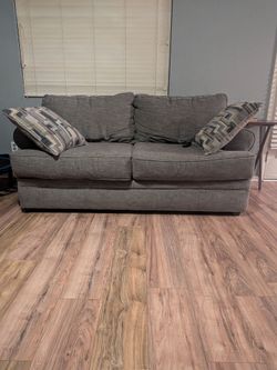 2 loveseats and ottoman