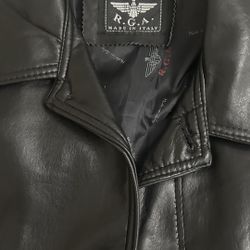 R.G.A Leather Jacket Made In Italy 