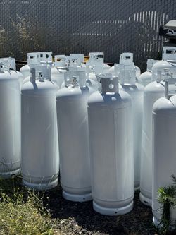 100lb propane tanks new valves and re certified