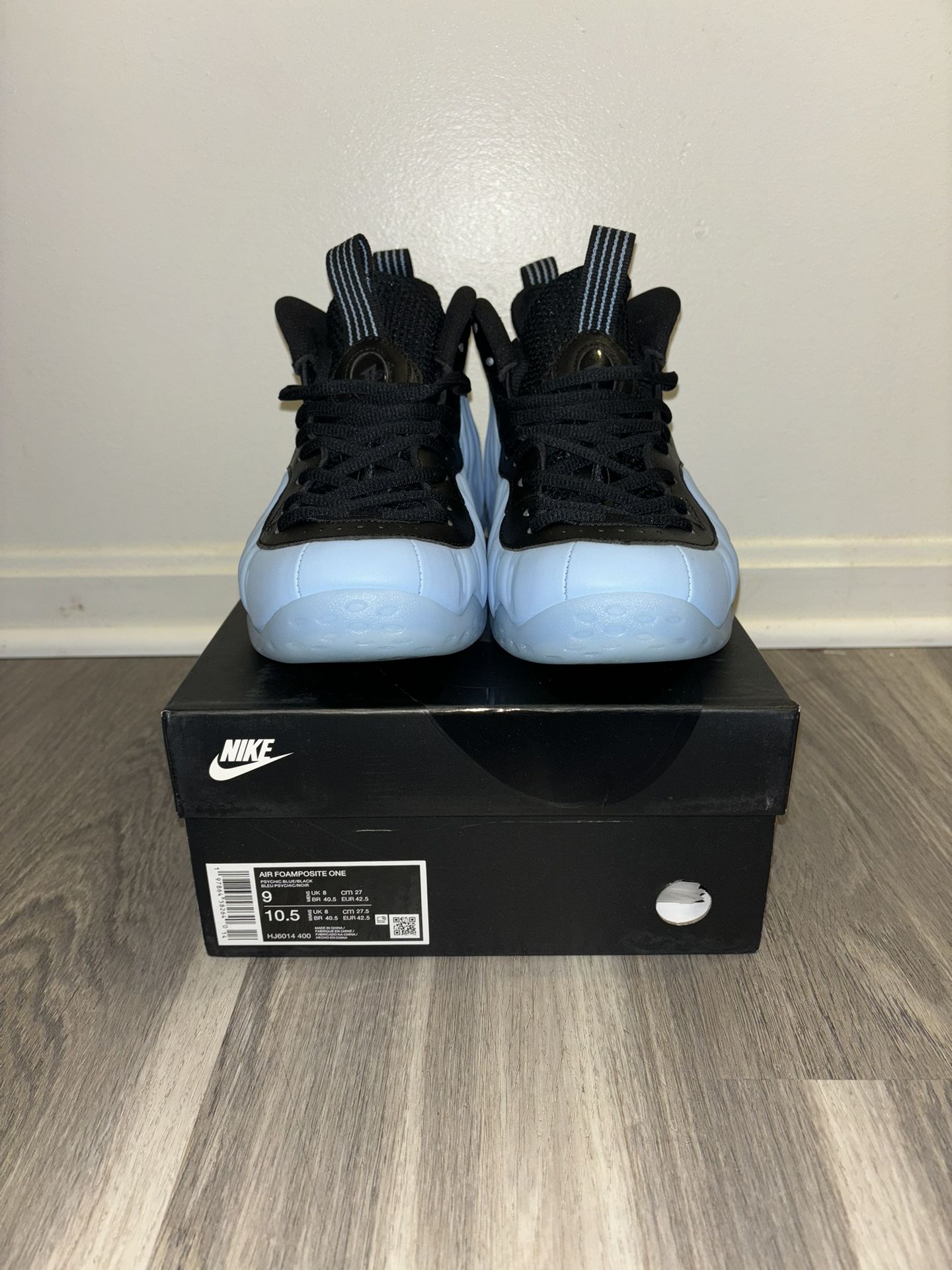 Nike Foamposite Psychic Blue Size 9