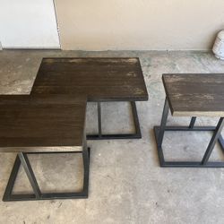 Coffee Table And End Tables