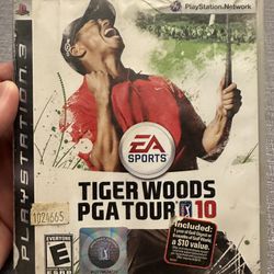Ps3 Tiger Woods Pga Tour 10 With Golf Tees