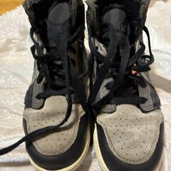 Kids 5.5 High Jordan 1 Inside Out Black