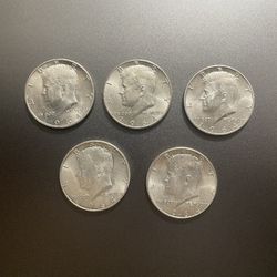 1964 D KENNEDY HALVES BU!