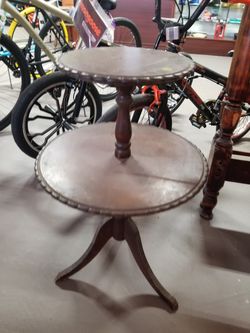 Antique end table