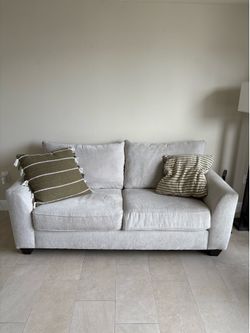 Off-white/light gray couch