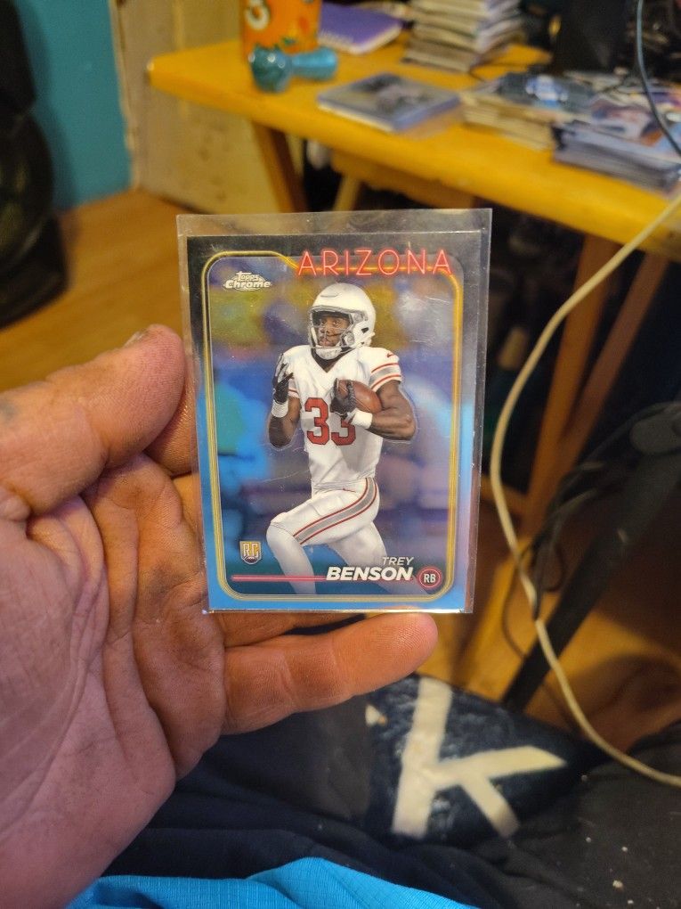 Topps Chrome Trey Benson Rc